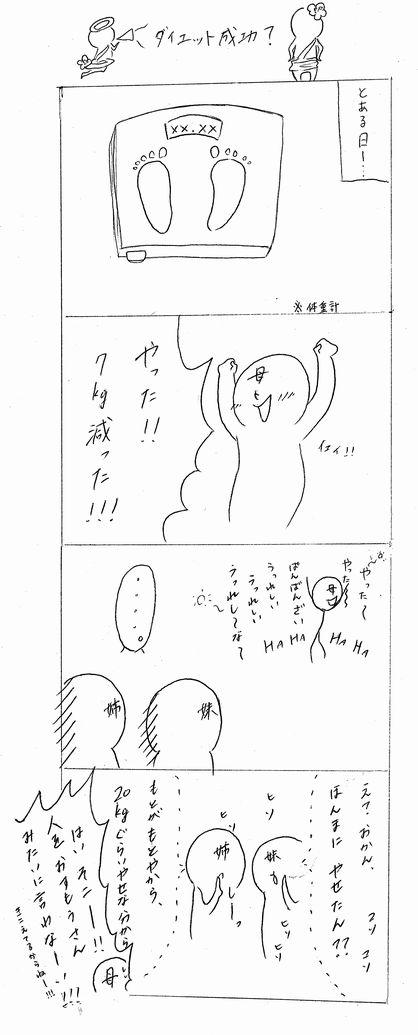 ダイエット成功？