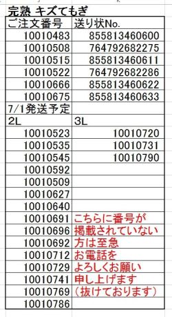 出荷一覧表18063002