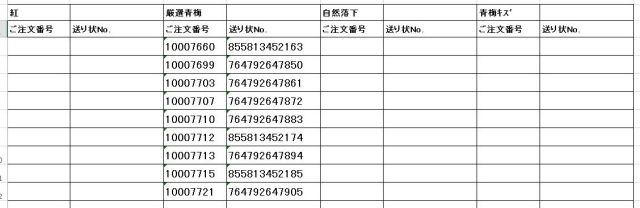 送り状番号　170614-3