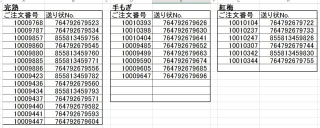 出荷一覧表180625