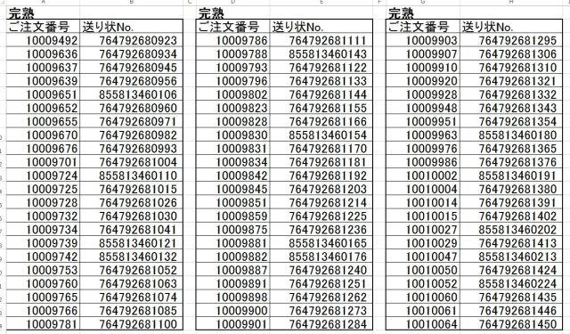 出荷一覧表18062801