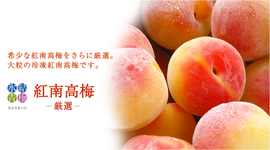 冷凍梅 厳選紅南高梅の販売・通販