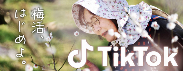 TikTok：梅活、はじめよ。
